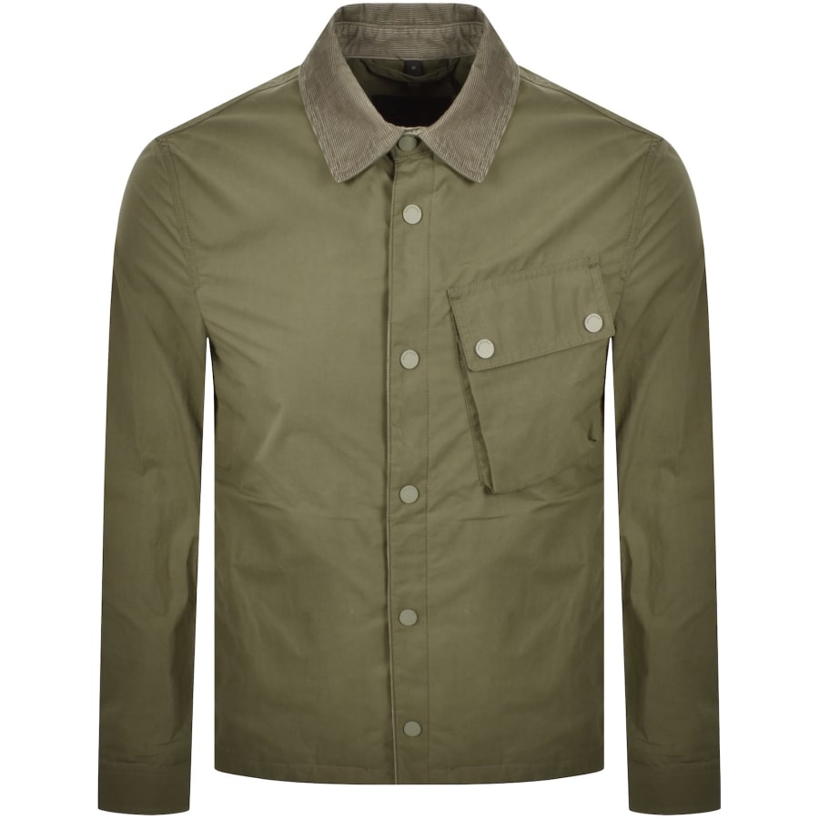 Image number 2 for Belstaff Ground Jacket True Olive Green