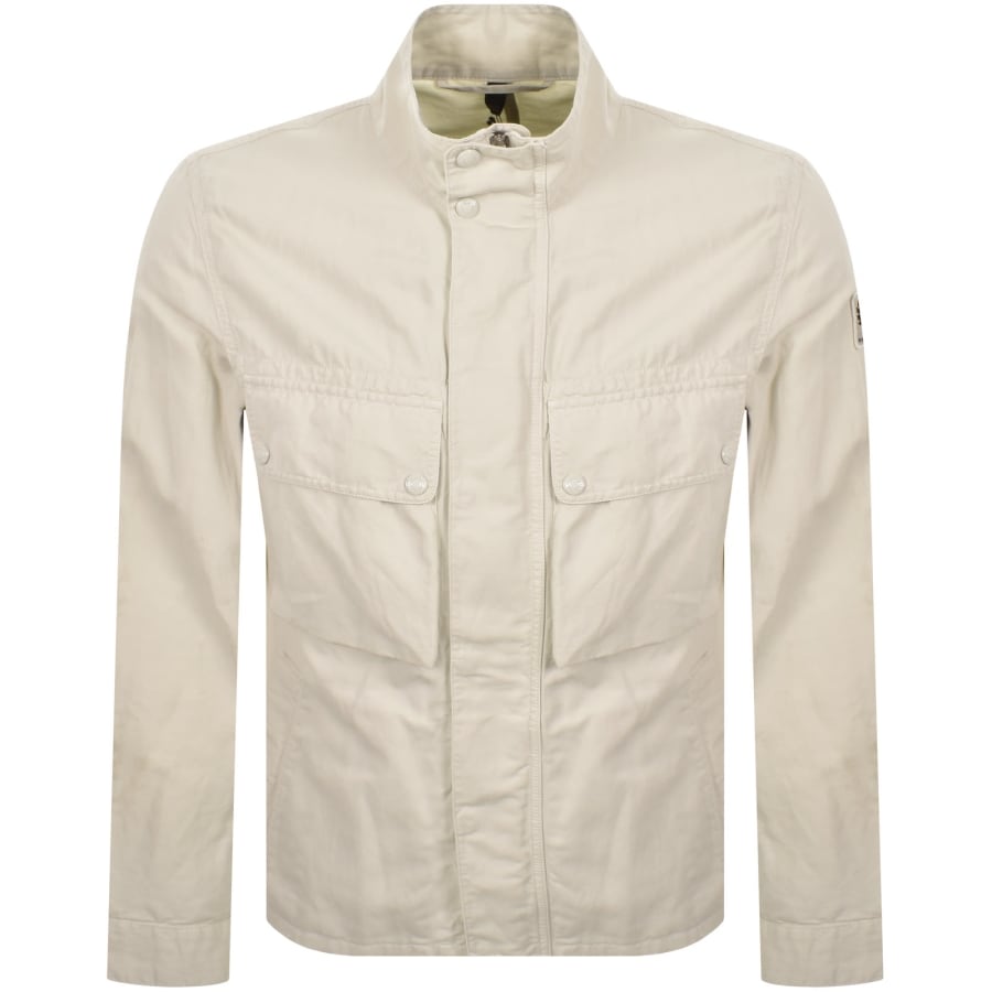 Image number 2 for Belstaff Hayfield Jacket Silver Birch