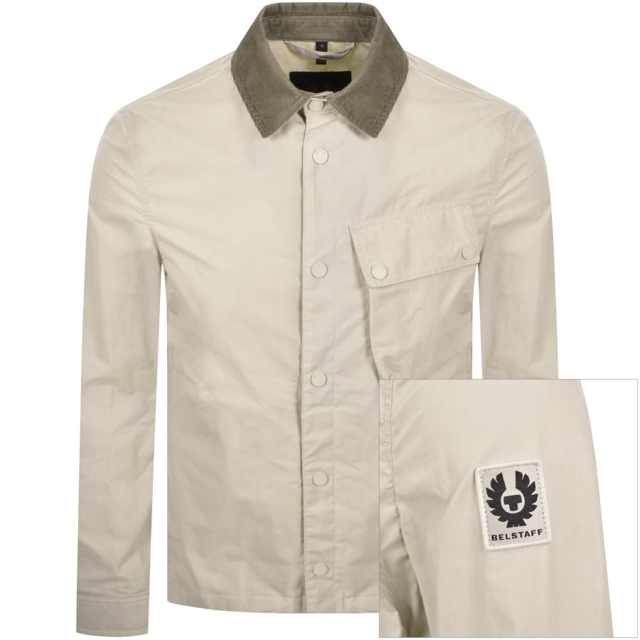Image number 1 for Belstaff Ground Jacket Silver Birch