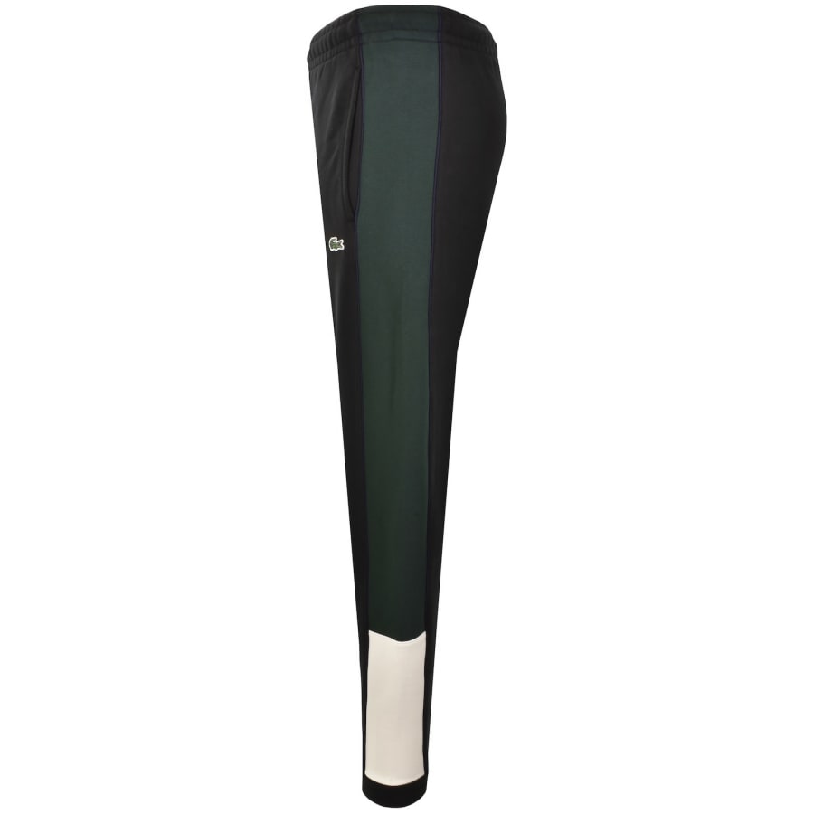 Image number 4 for Lacoste Colour Block Joggers Black