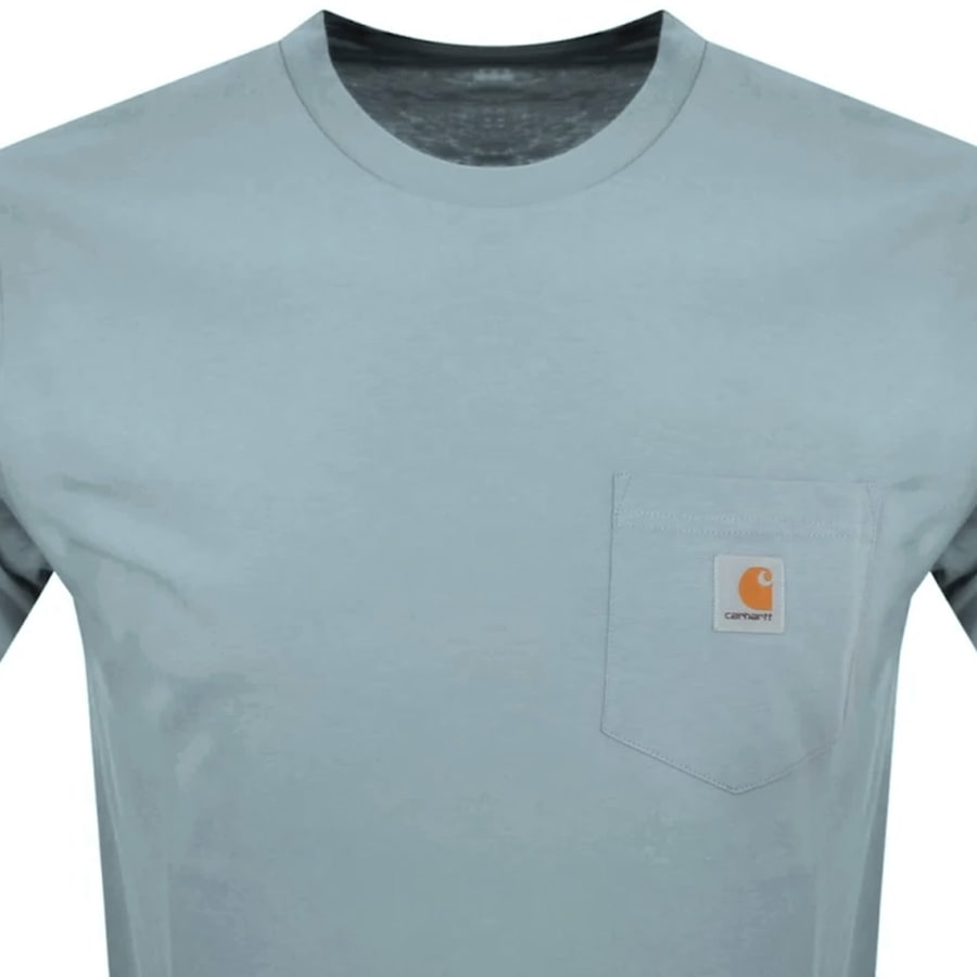 Image number 2 for Carhartt WIP Pocket T Shirt Blue