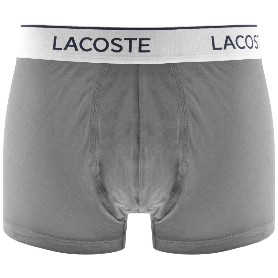Image number 2 for Lacoste Underwear 3 Pack Boxer Grey