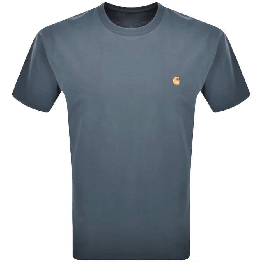 Image number 1 for Carhartt WIP Chase T Shirt Blue