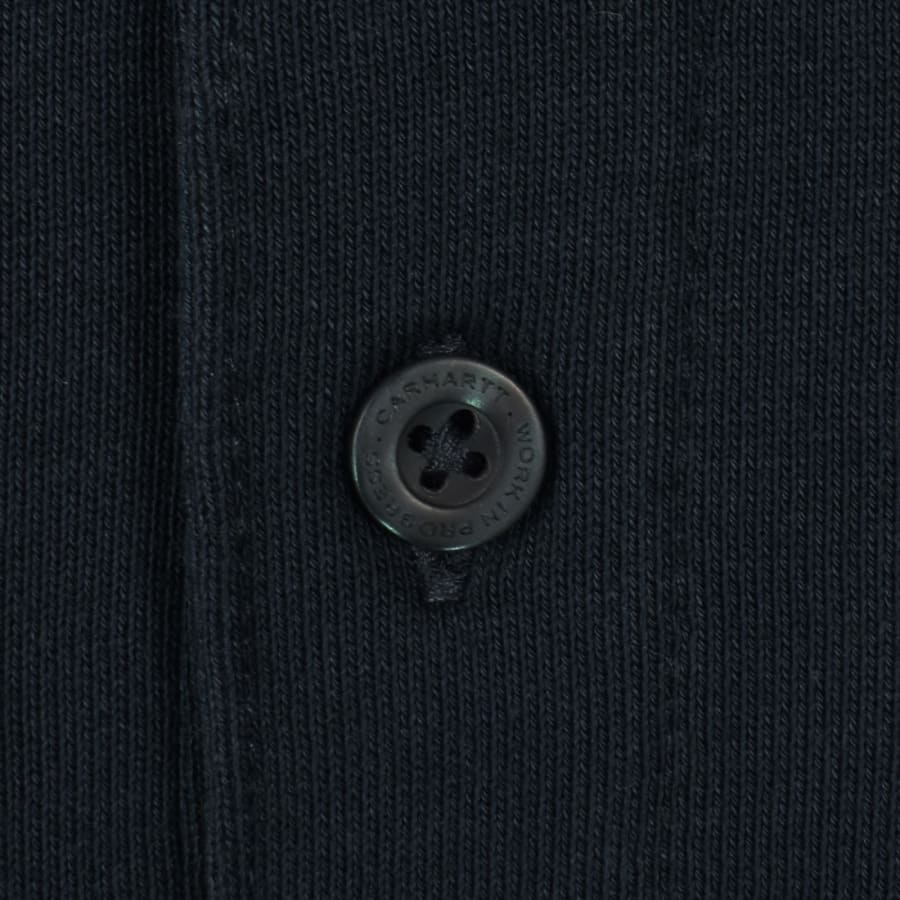 Image number 4 for Carhartt WIP Polo Sweatshirt Navy