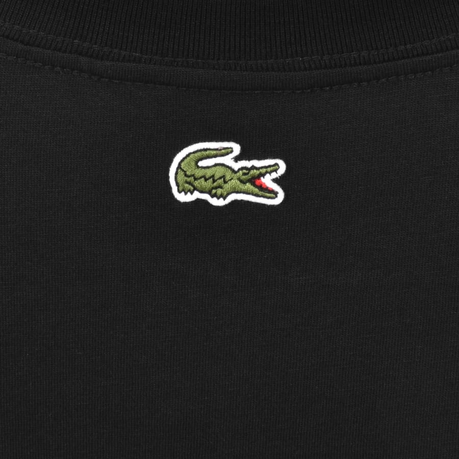 Image number 4 for Lacoste Paris Logo T Shirt Black