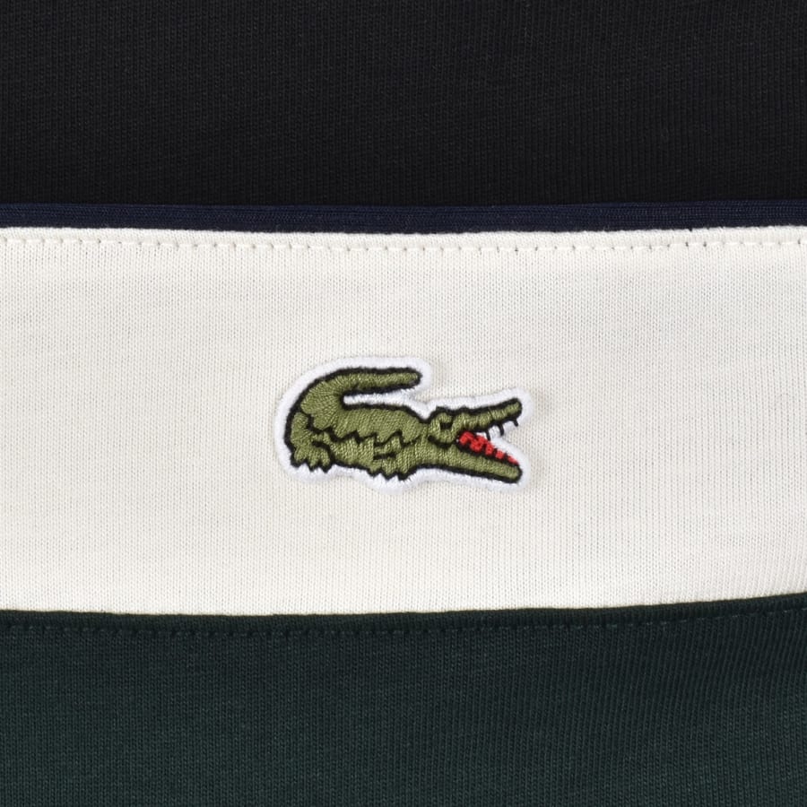 Image number 3 for Lacoste Colour Block T Shirt Black