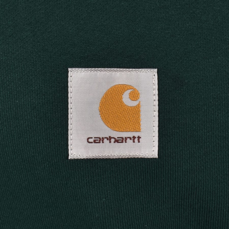 Image number 3 for Carhartt WIP Polo Sweatshirt Green