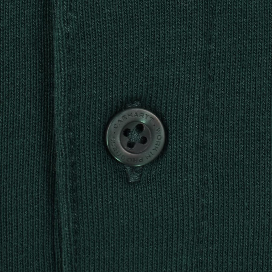 Image number 4 for Carhartt WIP Polo Sweatshirt Green