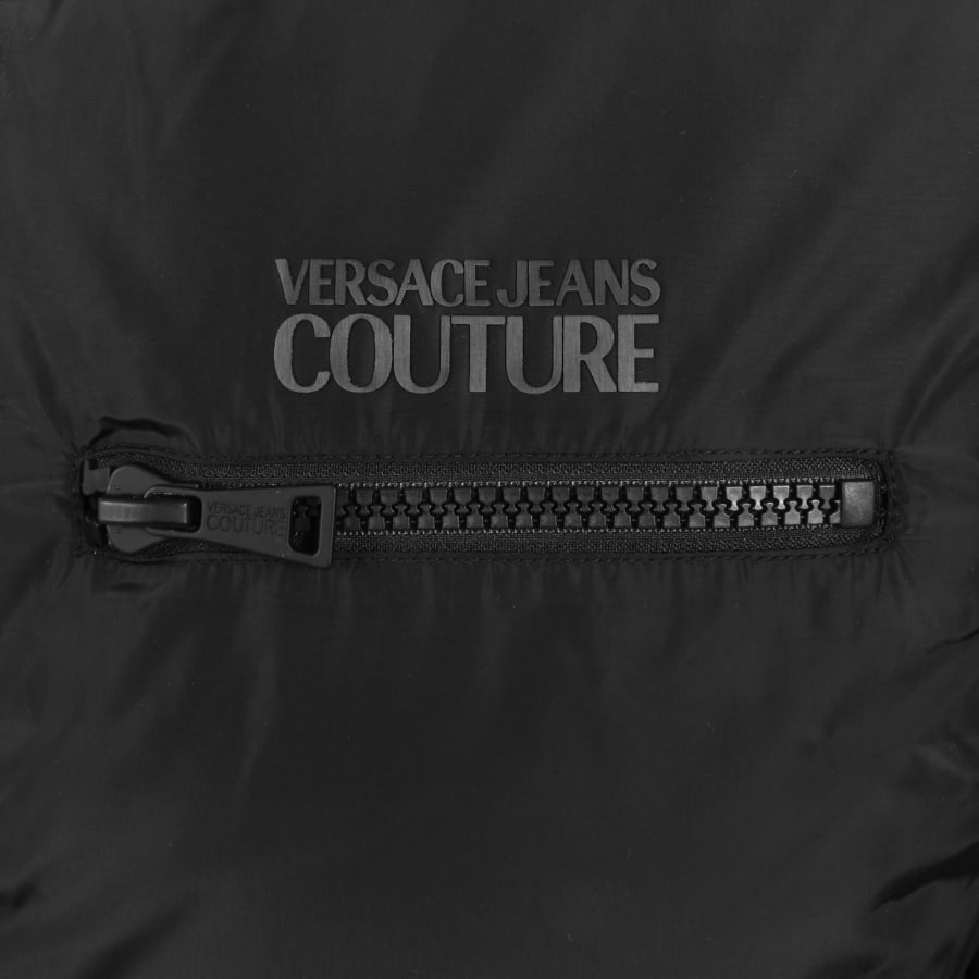 Image number 4 for Versace Jeans Couture Reversible Gilet Black