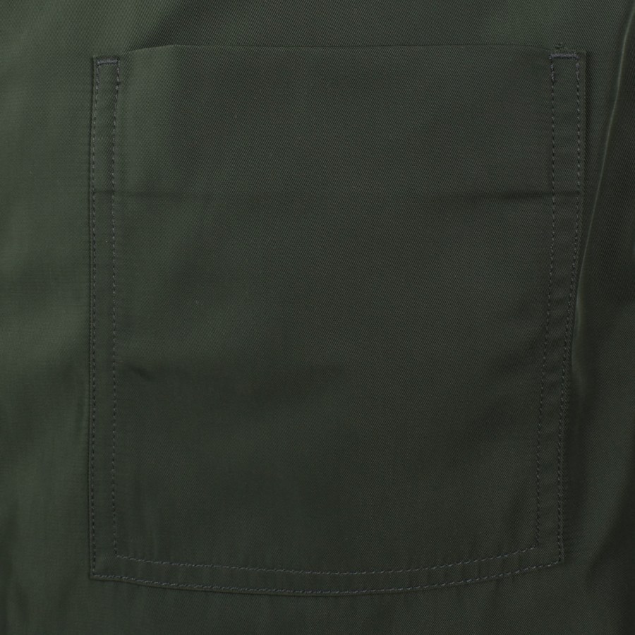 Image number 4 for HUGO Evalom Overshirt Jacket Dark Green