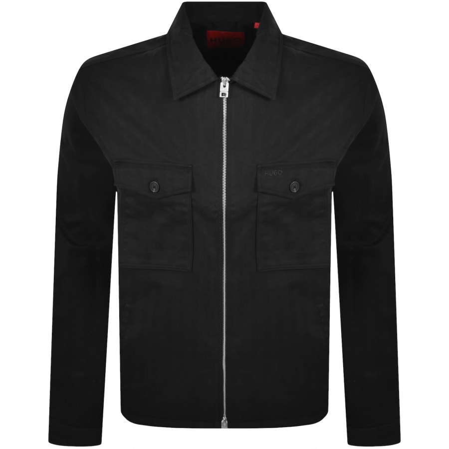 Image number 1 for HUGO Efilos Overshirt Black