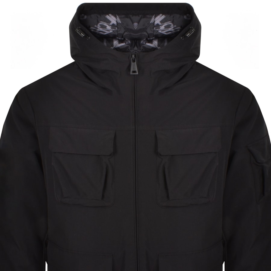 Image number 3 for Versace Jeans Couture Embossed Jacket Black