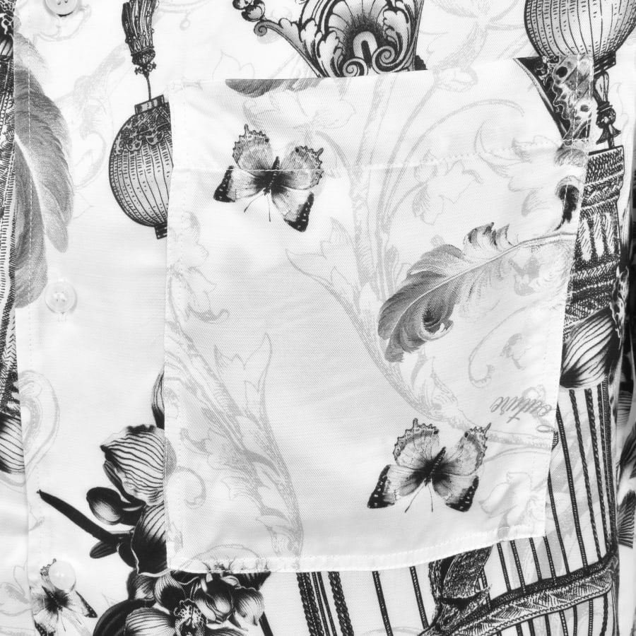 Image number 3 for Versace Jeans Couture Short Sleeve Shirt White