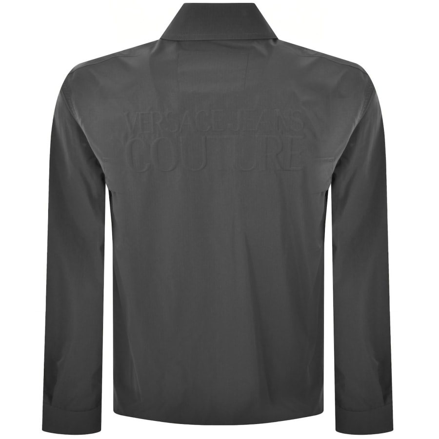 Image number 4 for Versace Jeans Couture Print Overshirt Grey