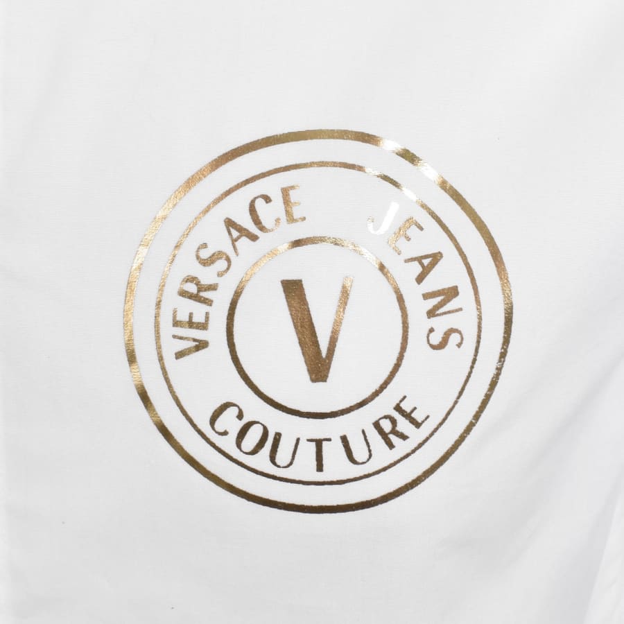 Image number 3 for Versace Jeans Couture V Emblem Shirt White