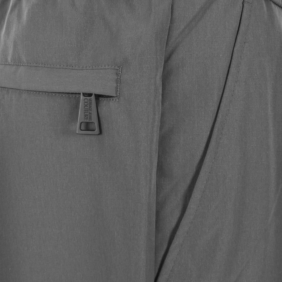 Image number 5 for Versace Jeans Couture Logo Trousers Grey