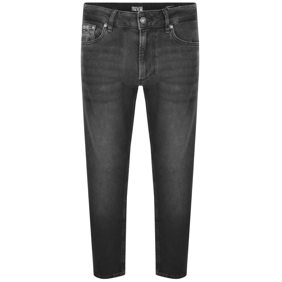 Image number 2 for Versace Jeans Couture Dundee Narrow Jeans Black