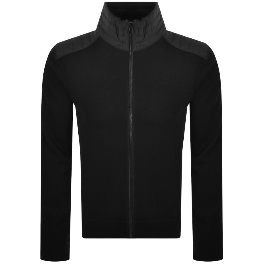 Image number 2 for Belstaff Kelbrook Zip Cardigan Black