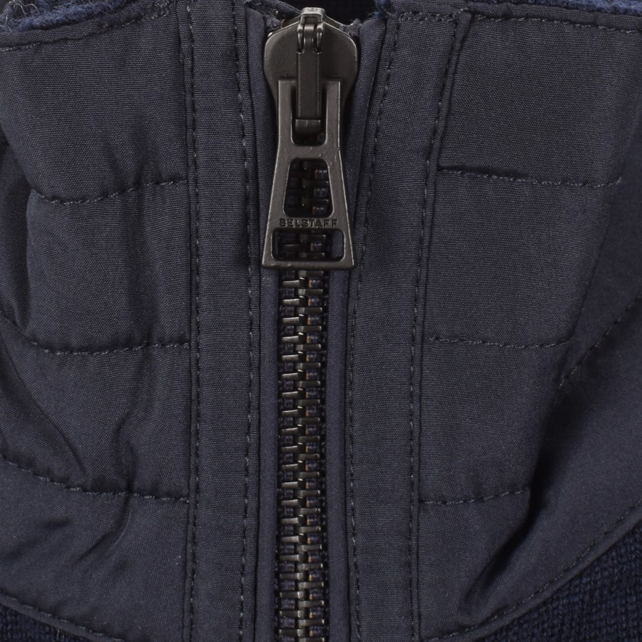Image number 5 for Belstaff Kelbrook Zip Cardigan Navy