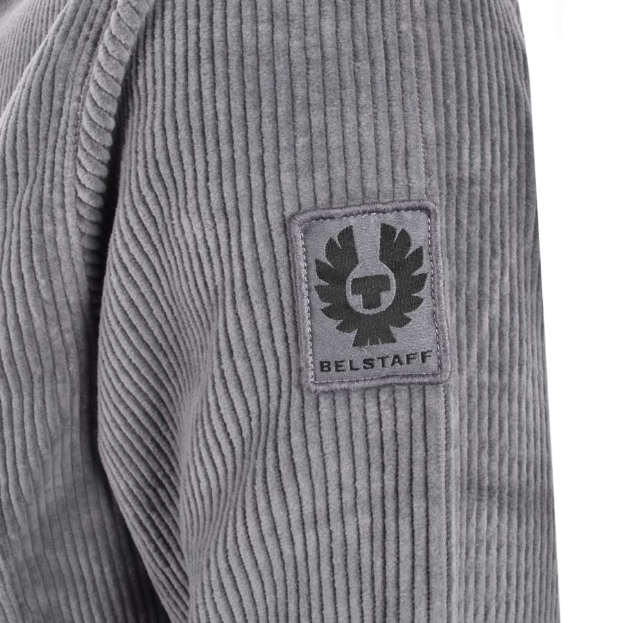 Image number 4 for Belstaff Fallgate Corduroy Overshirt Tornado Grey