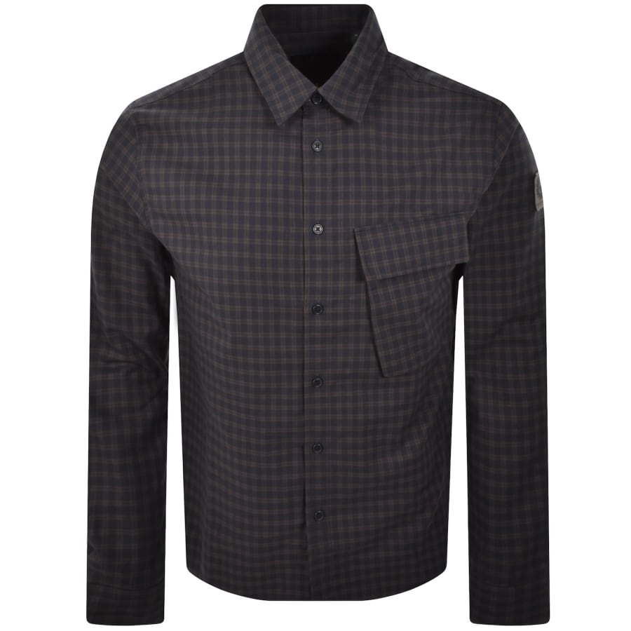 Image number 2 for Belstaff Scale Long Sleeved Shirt Brown