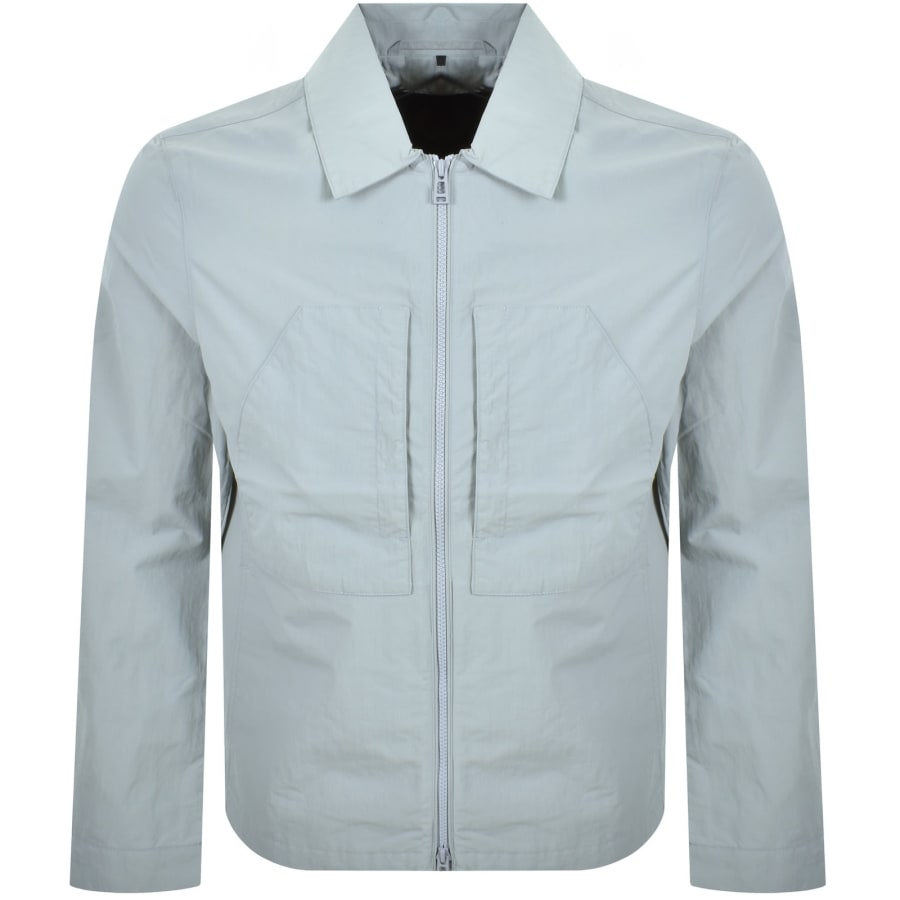 Image number 2 for Belstaff Cover Overshirt Quarry Blue