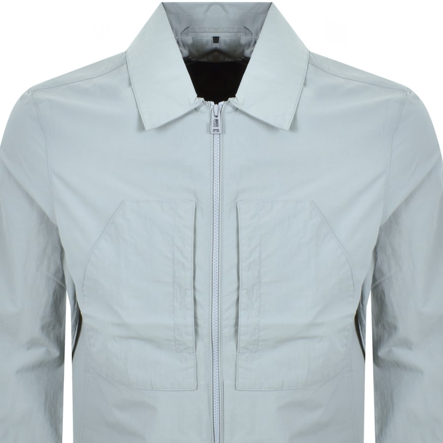 Image number 3 for Belstaff Cover Overshirt Quarry Blue