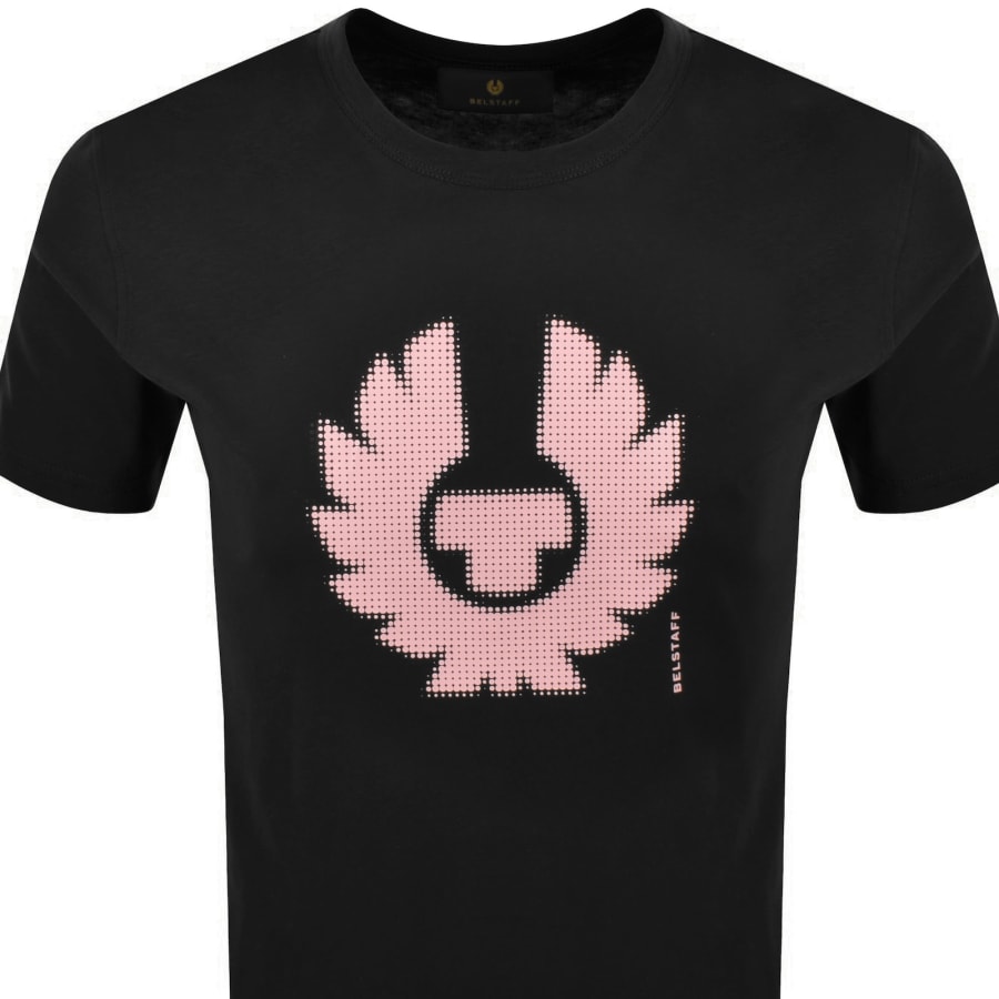Image number 2 for Belstaff Short Sleeve Bitmap Logo T Shirt Black