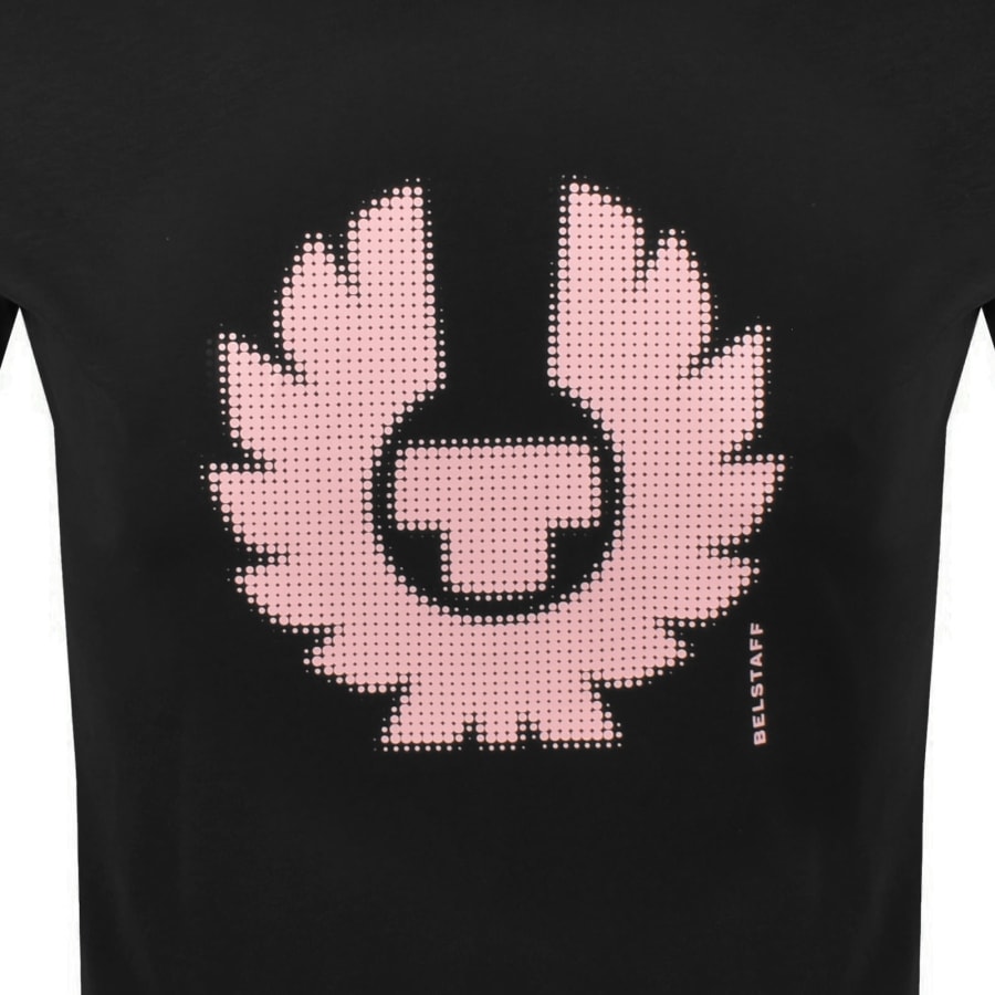 Image number 3 for Belstaff Short Sleeve Bitmap Logo T Shirt Black