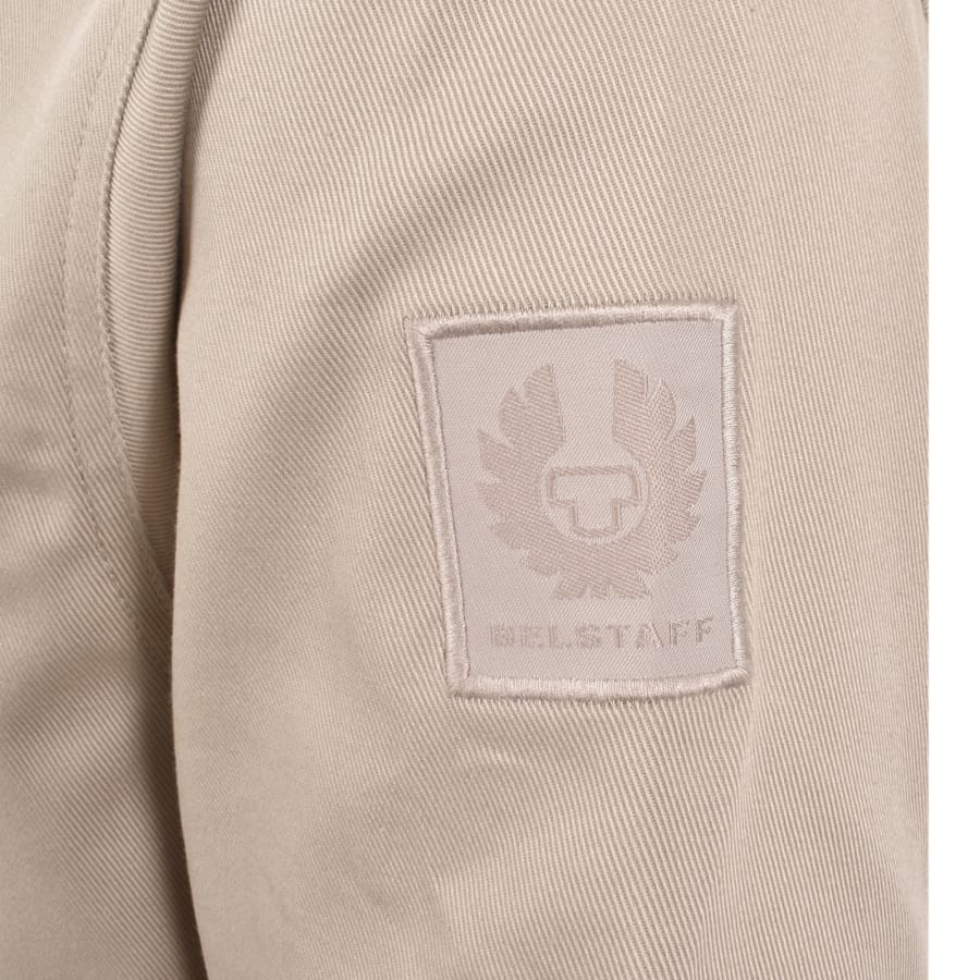 Image number 4 for Belstaff Competition Twill Overshirt Beige