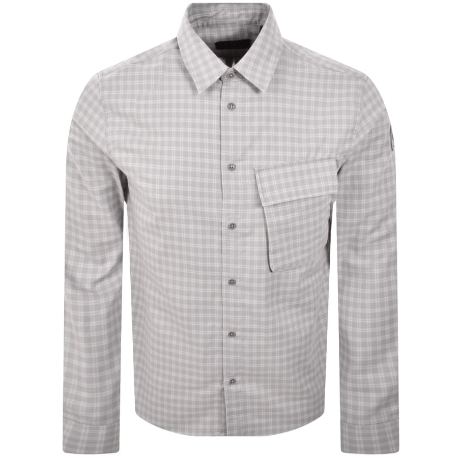 Image number 2 for Belstaff Scale Long Sleeved Shirt Grey