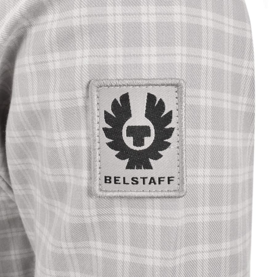 Image number 4 for Belstaff Scale Long Sleeved Shirt Grey