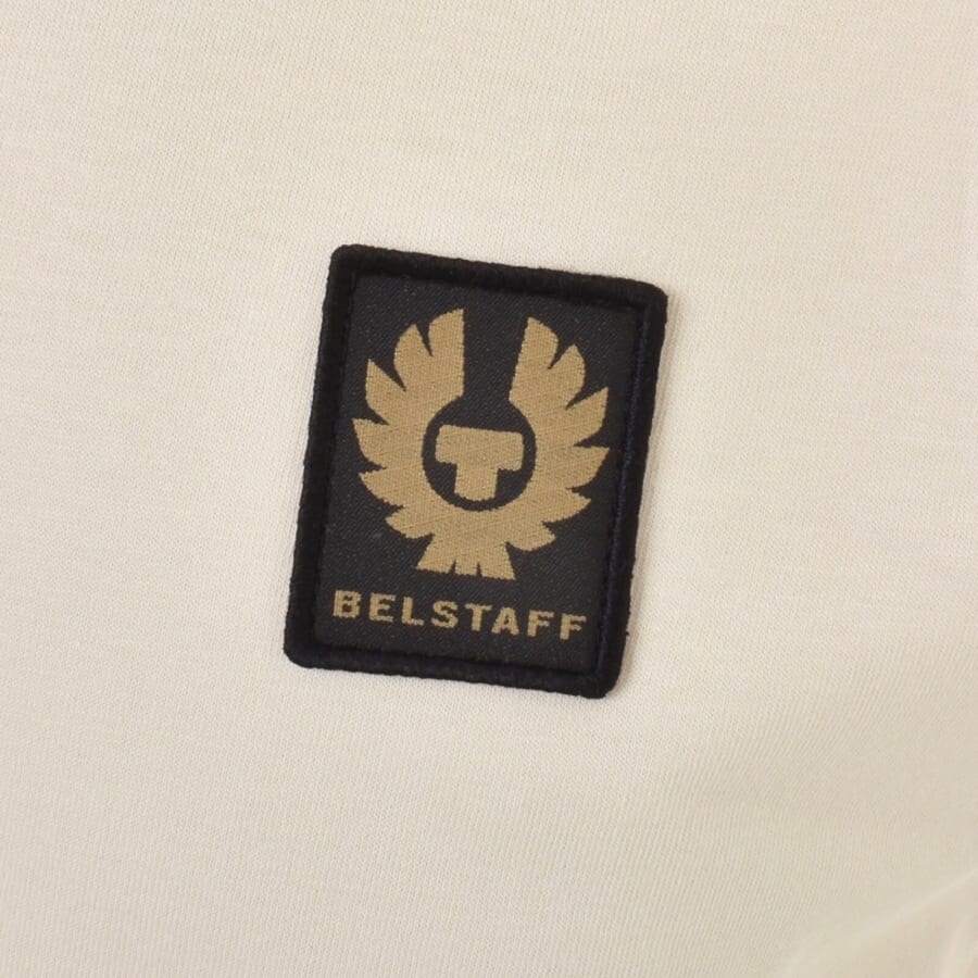Image number 3 for Belstaff Short Sleeve Logo T Shirt Beige