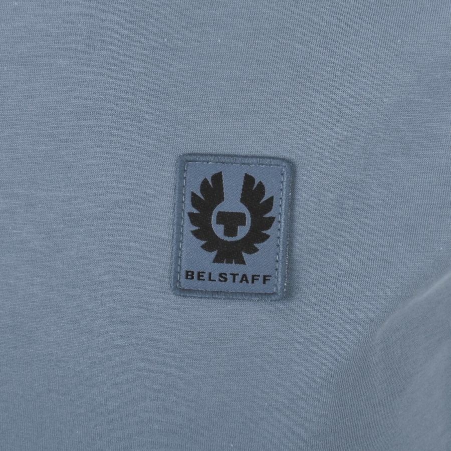 Image number 3 for Belstaff Featherweight Logo T Shirt Blue