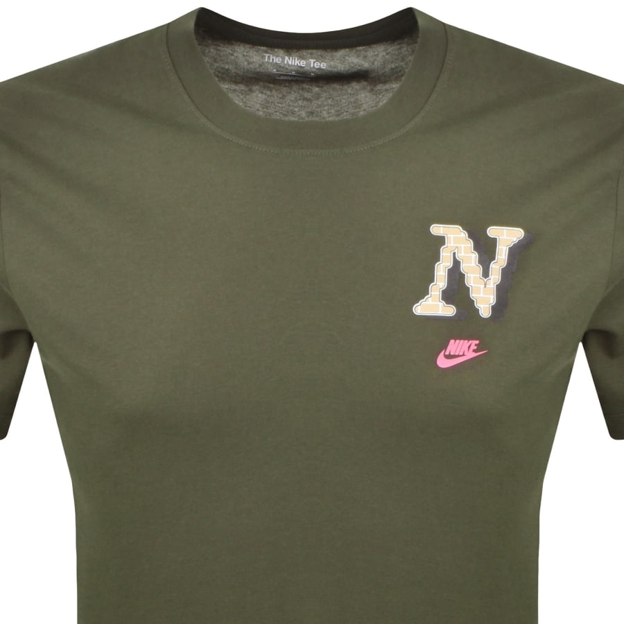 Image number 3 for Nike Varsity T Shirt Green