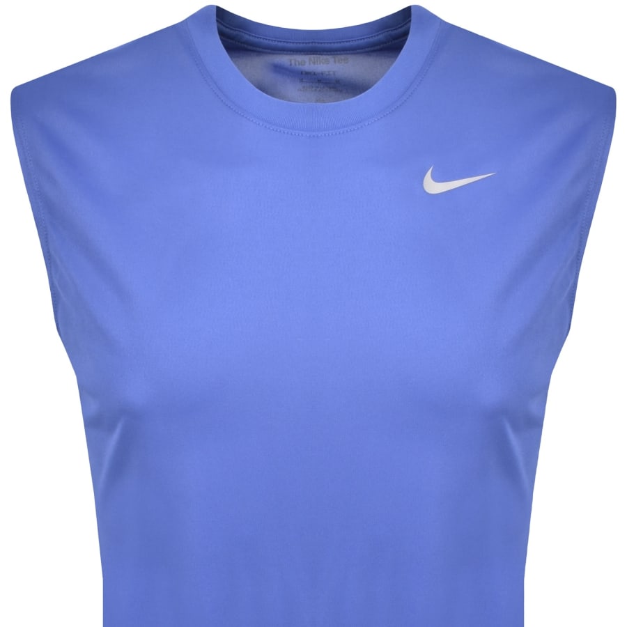 Image number 2 for Nike Training Dri Fit Legend Vest Comet Blue