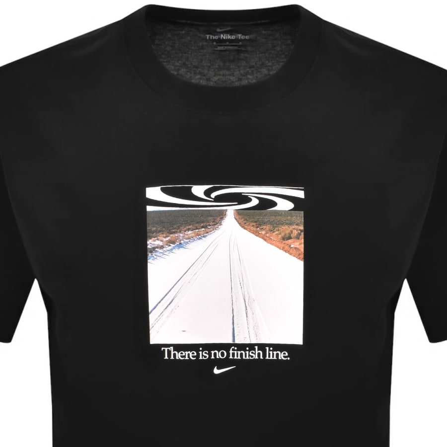 Image number 3 for Nike Logo T Shirt Black