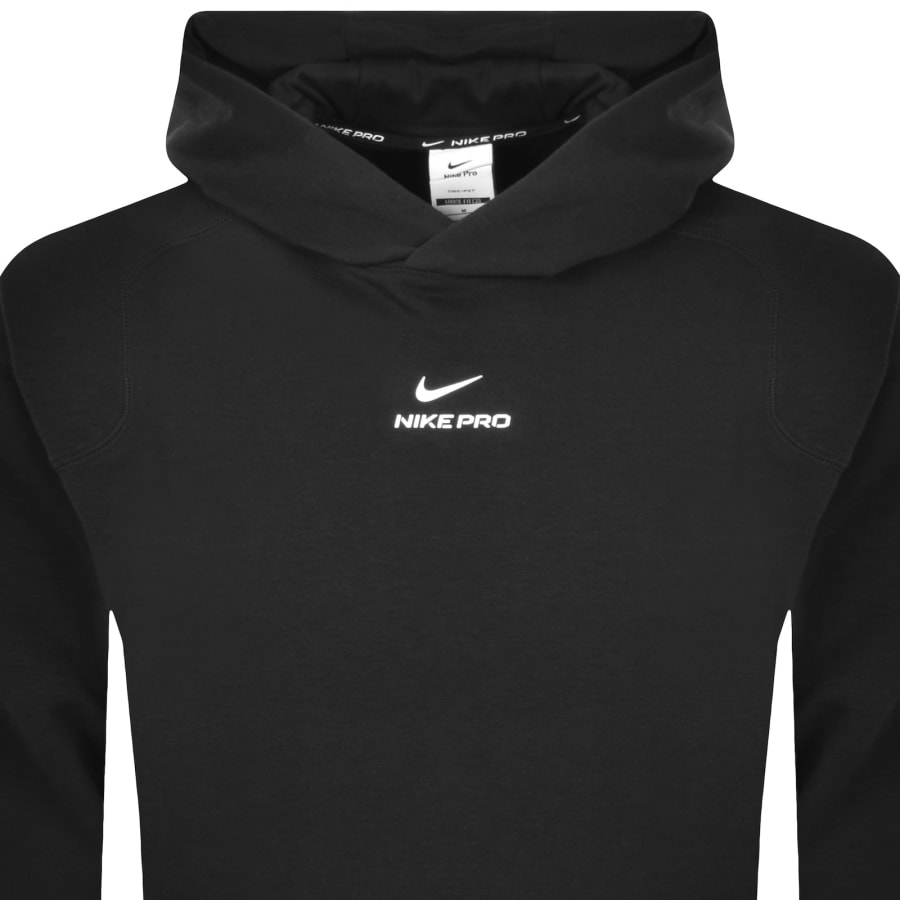 Image number 2 for Nike Pro Midlayer Hoodie Black