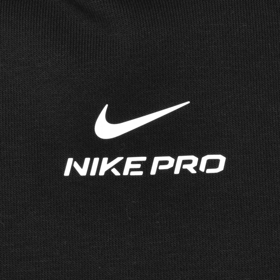 Image number 3 for Nike Pro Midlayer Hoodie Black