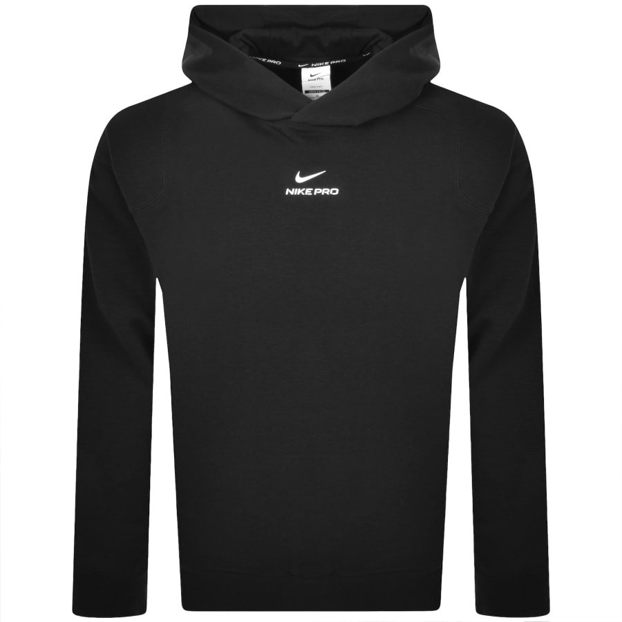 Image number 1 for Nike Pro Midlayer Hoodie Black