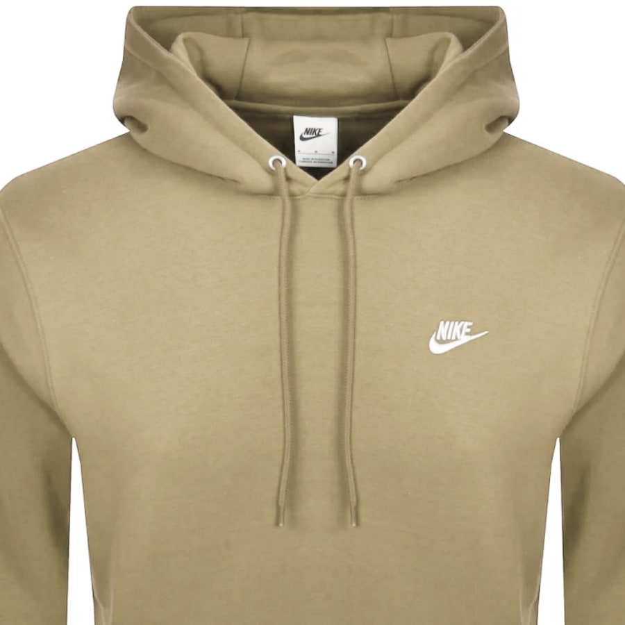 Image number 2 for Nike Club Hoodie Parachute Beige