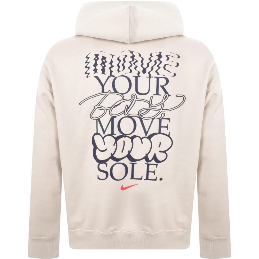 Image number 5 for Nike Solo Swoosh Hoodie Cream
