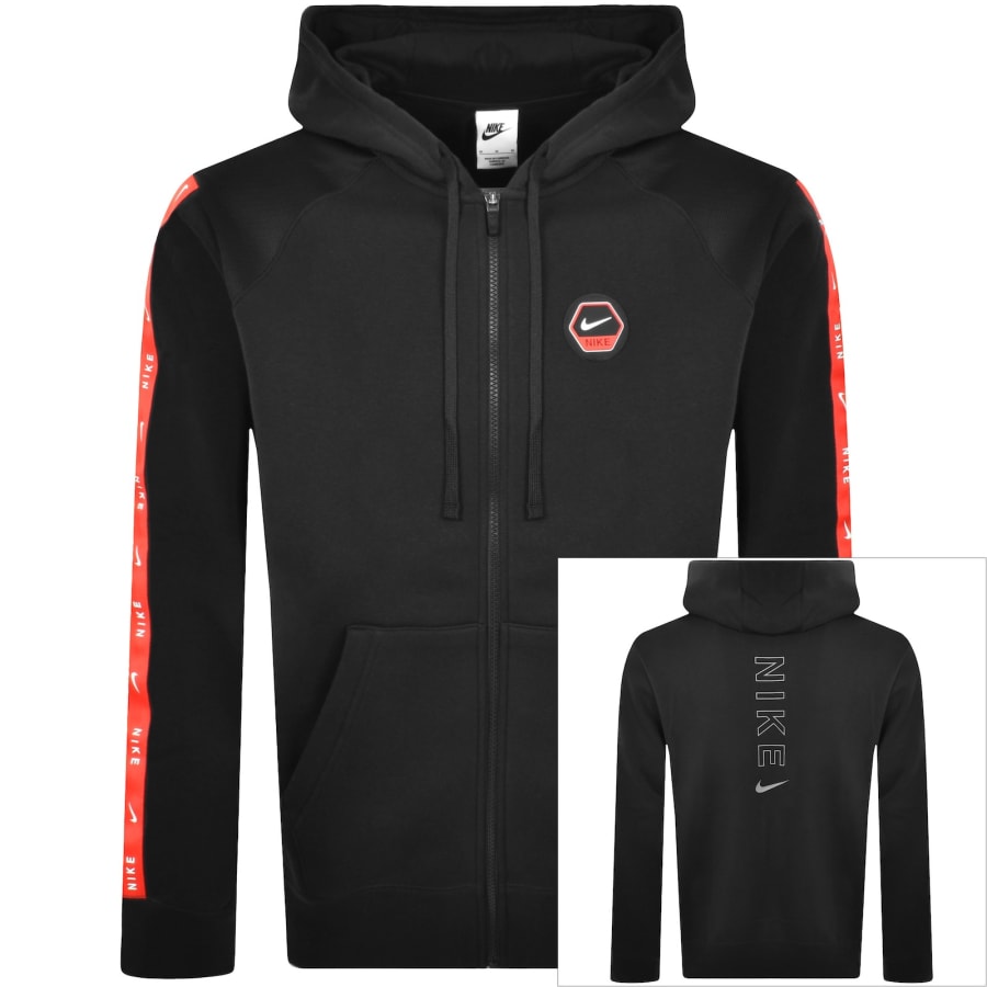 Image number 1 for Nike Full Zip Hoodie Black