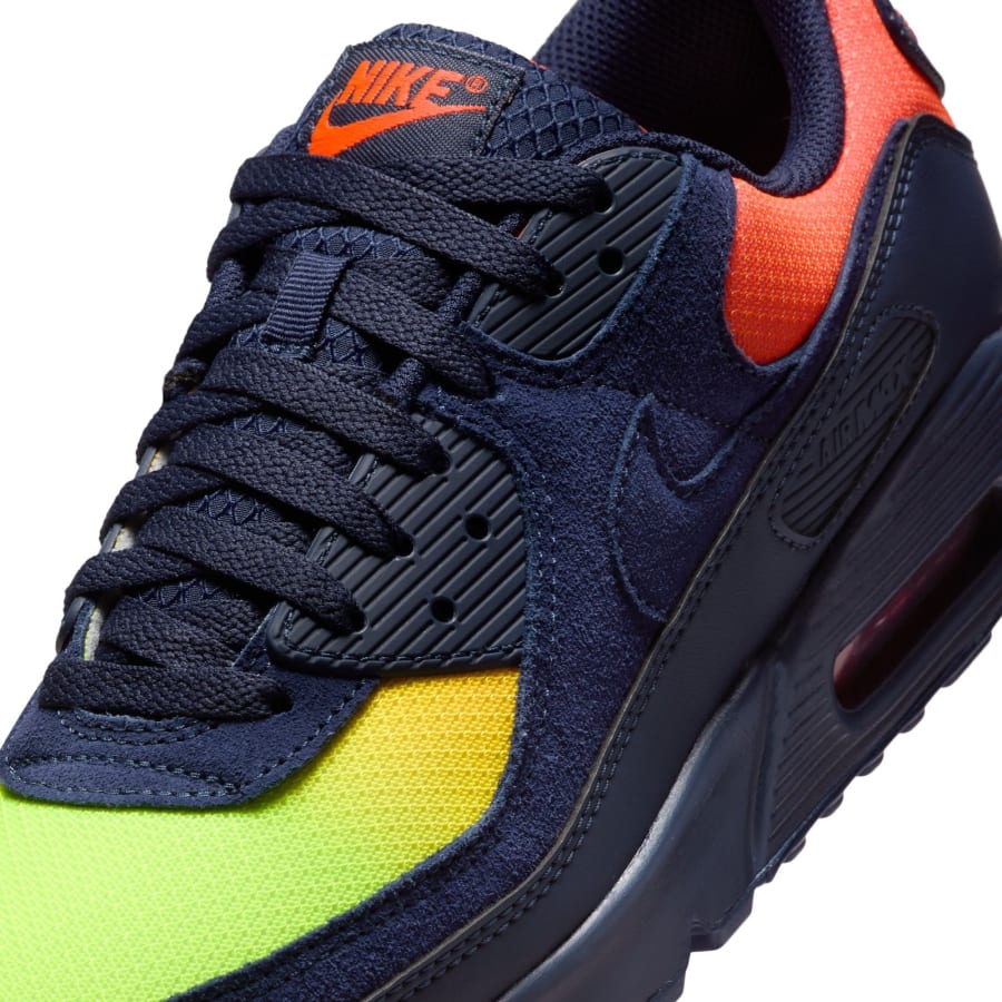 Image number 4 for Nike Air Max 90 Trainers Navy