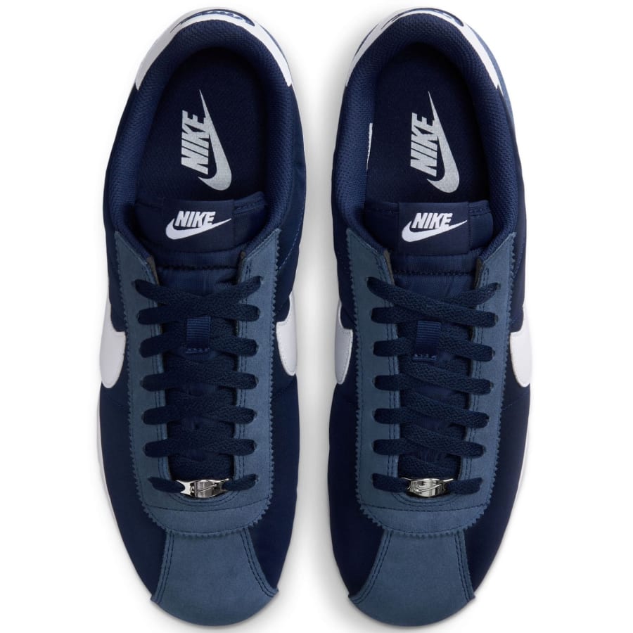 Image number 3 for Nike Cortez Textile Trainers Midnight Navy