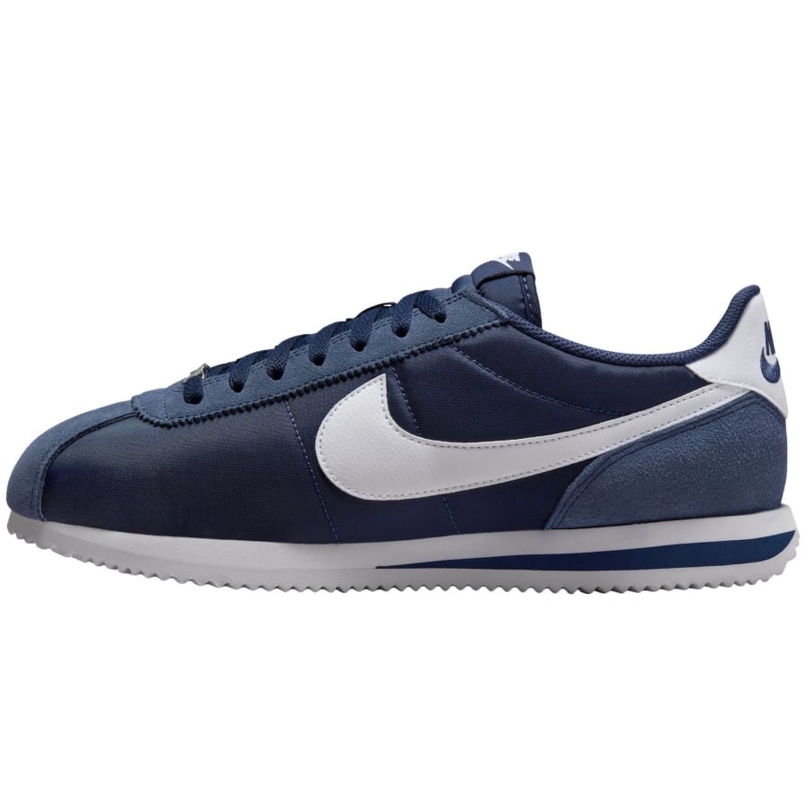 Image number 1 for Nike Cortez Textile Trainers Midnight Navy