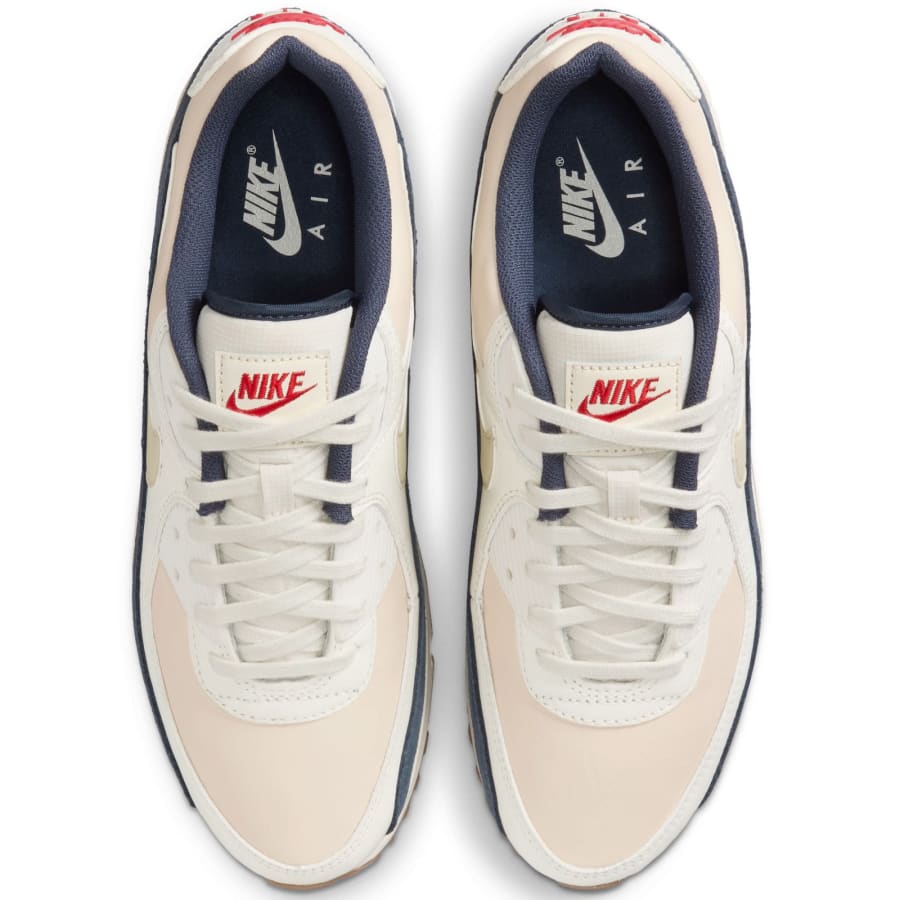 Image number 3 for Nike Air Max 90 Trainers Ivory