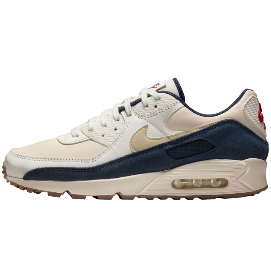 Image number 1 for Nike Air Max 90 Trainers Ivory