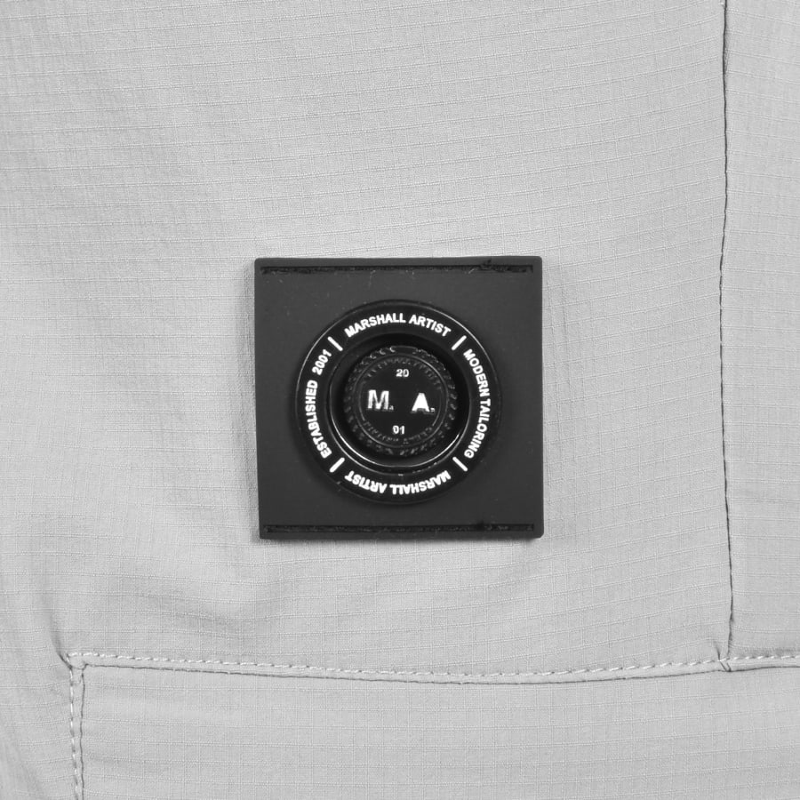 Image number 3 for Marshall Artist Lennox Cargo Trousers Grey