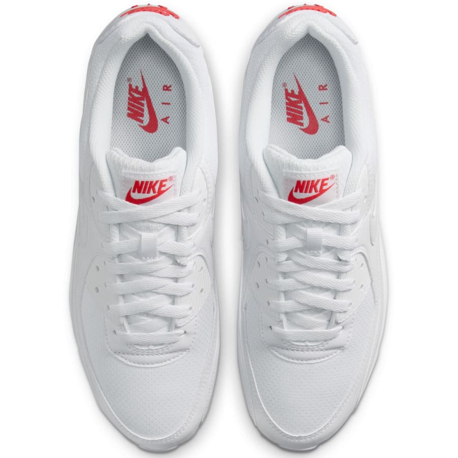 Image number 3 for Nike Air Max 90 Trainers White